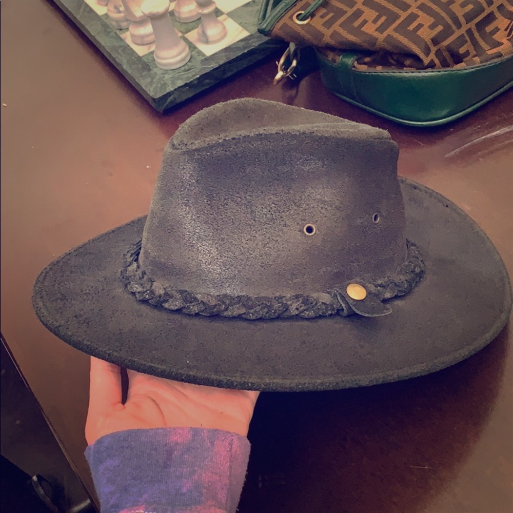 Genuine leather Hat